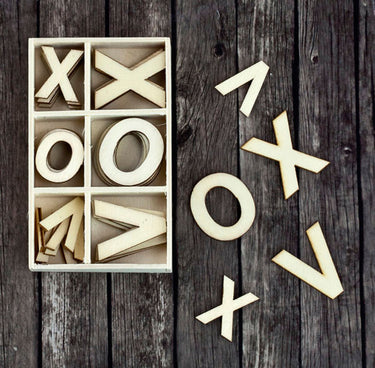 Merkloos prima marketing • wood icons in a box