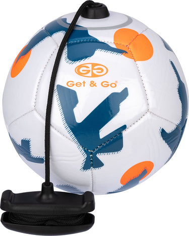 Get go voetbaltrainer - kinderen - wit blauw - balmaat 1