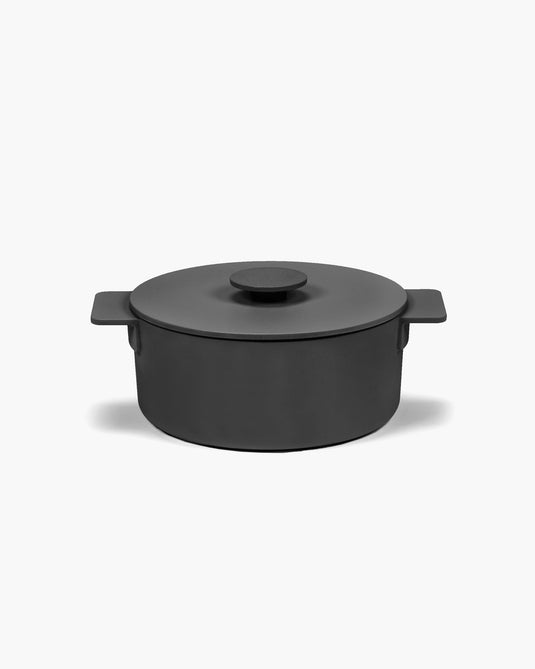 Serax - sergio herman - surface - ovenschaal m - zwart - l 29cm - 5,75kg