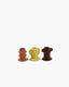 Serax - marie michielssen - kandelaar assortiment - mix kleuren - 5 ø - 3 stuks