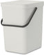 Brabantia sort go prullenbak - 25 liter - light grey