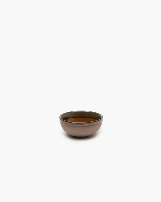 Surface by sergio herman serax kom - small - ø9cm x h4cm - grijs en rusty brown - 4 stuks