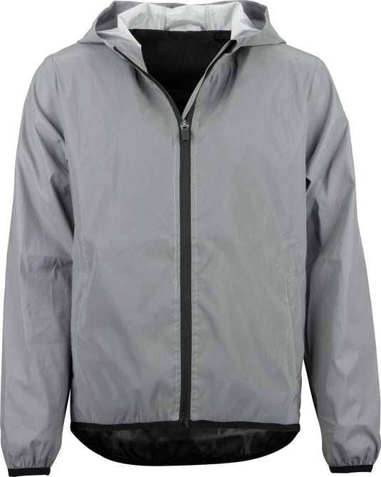 Avento full reflective jas met capuchon - junior - maat 140