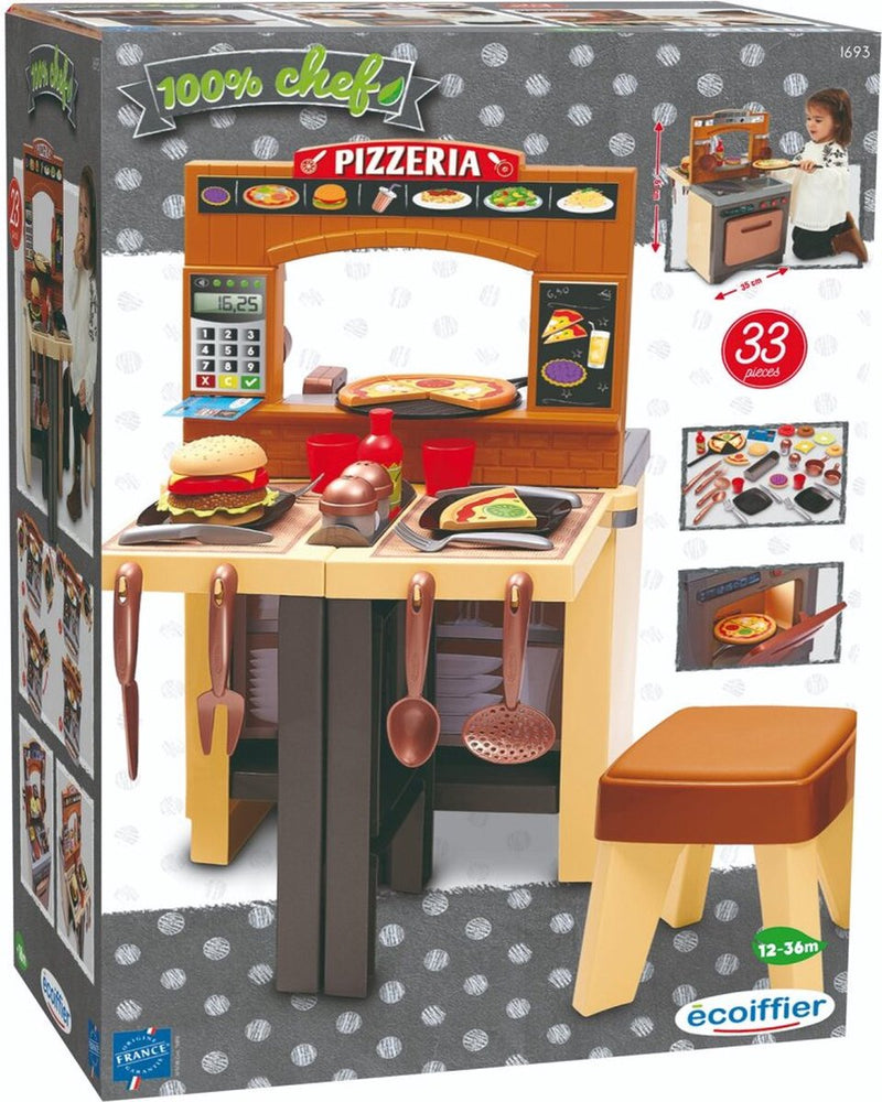 Load image into Gallery viewer, Ecoffier ecoiffier pizzeria 100% chef keuken + restaurant + accessoires
