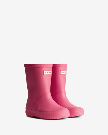 Hunter first boot unisex regenlaarzen - roze
