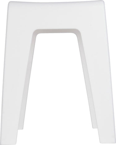 Wenko badkamerkruk kumba in wit kunststof b38 x h47 x d32cm - douchekruk - douchezitje - douchestoel - belastbaarheid max. 120 kg