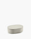 Serax - bertrand lejoly - cose - ovaal potje met deksel l - beige - h 6,5cm