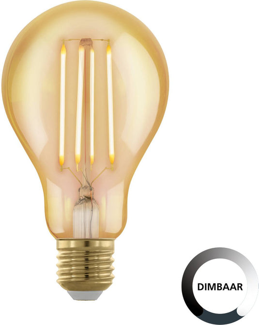 Eglo golden age led lamp - e27 - dimbaar - 4w - ø 7,5 cm