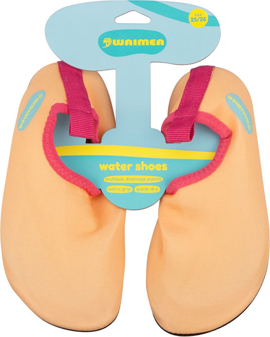 Waimea waterschoen - kinderen - antislip - extra grip - oranje - maat 23 24