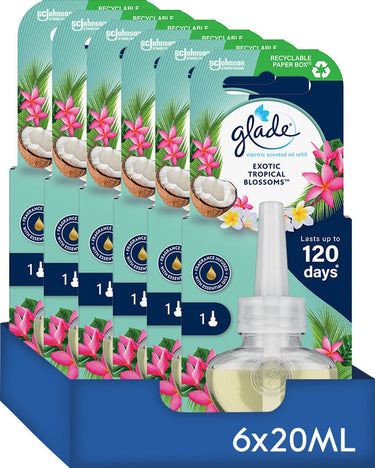 Glade electric scented oil navul exotic tropical blossoms