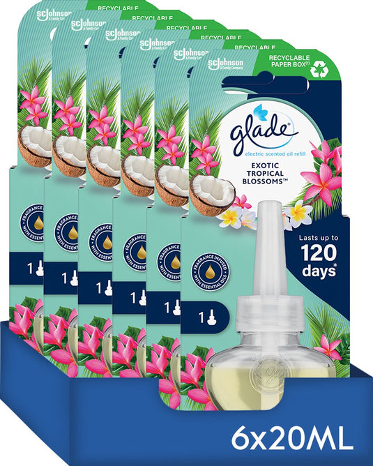 Glade electric scented oil navul exotic tropical blossoms