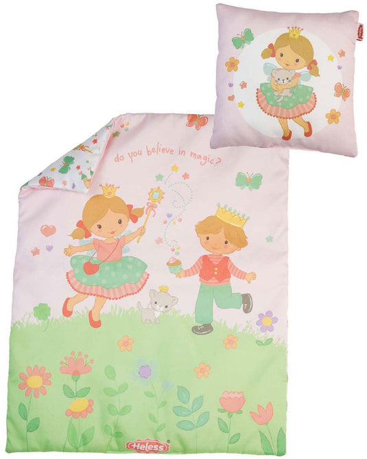Heless poppendekentje met kussentje prinses emily