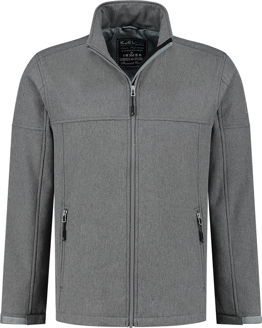 Kjelvik softshell jas odense grijs