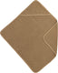 Meyco baby uni badcape - badstof - toffee - 75x75cm
