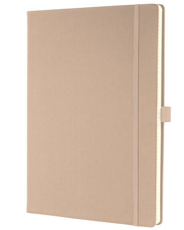 Sigel notitieboek - conceptum pure - a4 - beige - hardcover - 194 pagina's - 80 grams - lijn - si-co641
