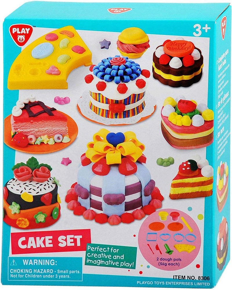 Load image into Gallery viewer, Playgo kleiset gebakjes - 2 kleipotjes
