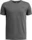 Under armour ua b sportstyle lc ss unisex sportshirt - grijs - zwart