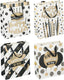 Merkloos sans marque verjaardag cadeautas 32x26x12 cm - birthday giftbag met handvat - geschenkzak verjaardag met happy birthday design - cadeautas voor verjaardagscadeaus - 1 willekeurige variant