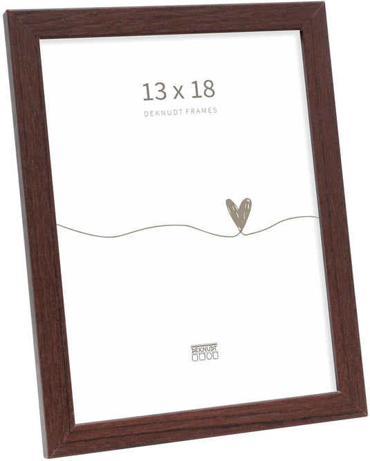 Deknudt frames fotolijst - donkerbruin - s44ch4 - voor foto: 13x18 cm