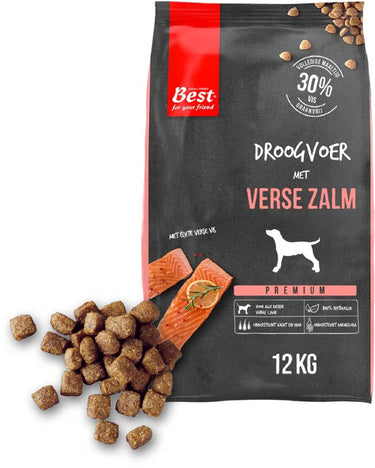 Rosewood best for your friend by - hondenbrokken - verse zalm - tarwevrij - 1 zak à 12 kg