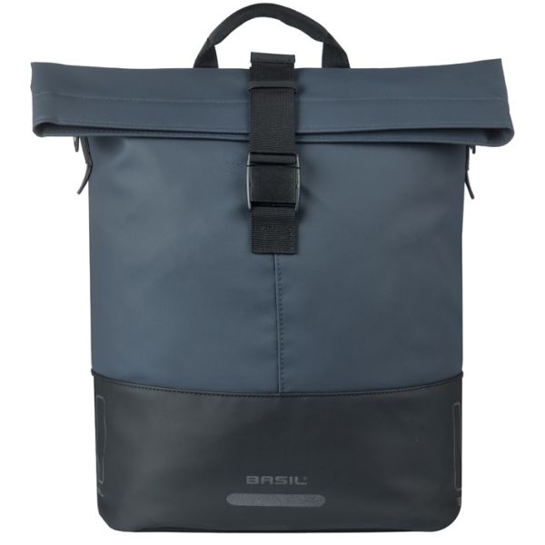 Load image into Gallery viewer, Basil b.v. cove shopper basil mik 14-16l 14 x 29 x 36 - blauw zwart
