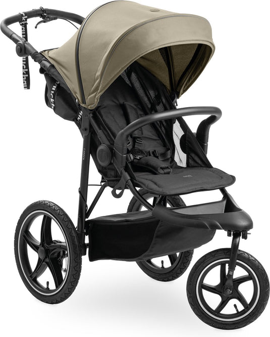 Hauck runner 3 - buggy - xl-luchtwielen - vering - olive