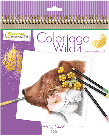Avenue mandarine coloriage wild 4 - emmanuelle colin - kleurboek voor volwassenen