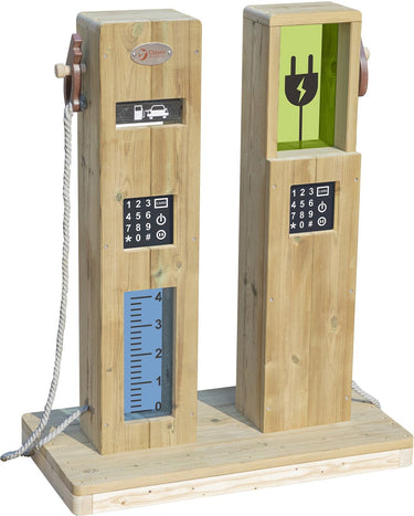 Lobbes speelgoed bv classic world houten outdoor speel tankstation