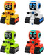 Koopman frictie robot auto kleur, 12cm