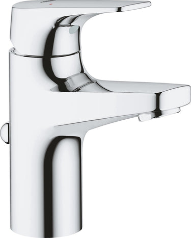 Grohe bauflow wastafelkraan s - lage mengkraan met trekwaste - eco - chroom