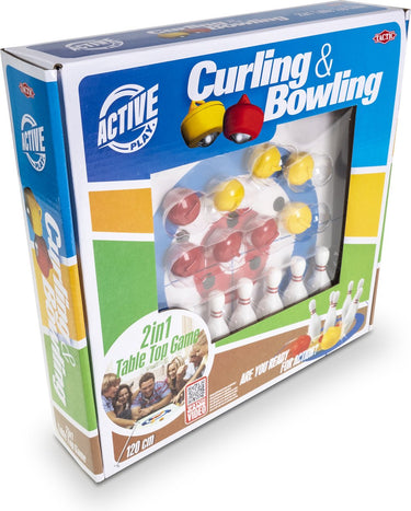 Tactic curling bowling 2in1 table top game