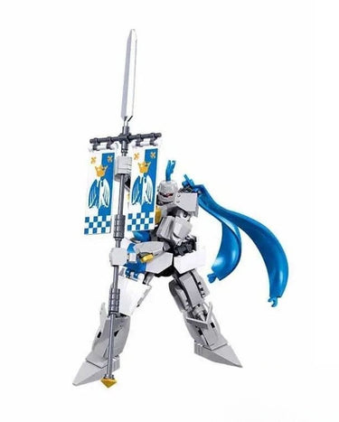 Sluban exosuit ridder blauw bouwspeelgoed actiefiguur – constructiespeelgoed – bouwset met 193 bouwstenen – m38-b1310 – vanaf 6 jaar