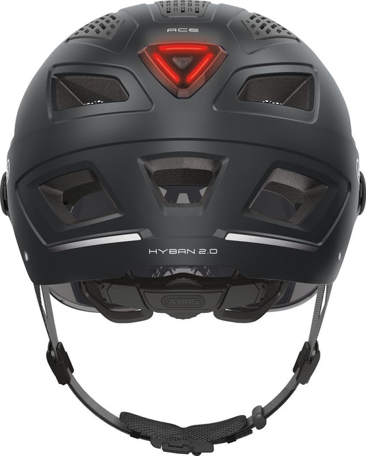 Abus helm Hyban 2.0 ACE velvet Zwart L 56-61cm
