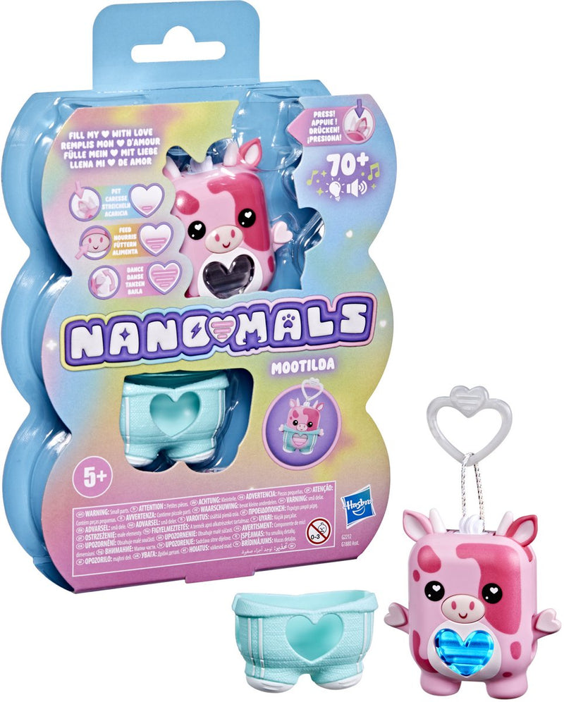 Load image into Gallery viewer, Hasbro interactief speelgoed nanomals mootilda de roze koe elektronisch.
