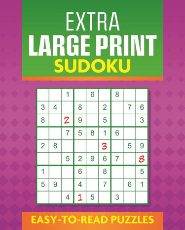 Extra large print sudoku