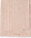Jollein baby deken ledikant - 120x120cm - fringe - moonstone ivory - gots