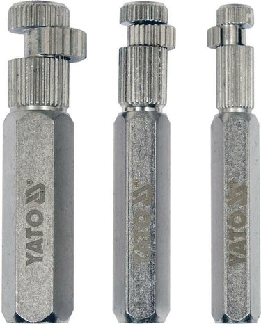 Yato yt-21793 - set nypl sleutels - 3 8 , 1 2 , 3 4 - gehard en gegalvaniseerd