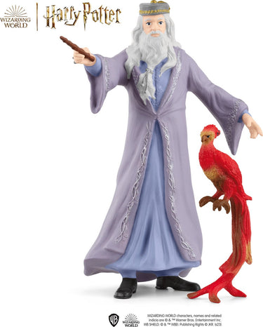 Schleich wizarding world - perkamentus™ en felix - albus dumbledore™ fawkes™ - harry potter - 42637