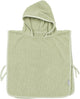 Meyco baby popcorn badponcho - soft olive - 1-3 jaar one size