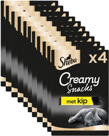 Sheba kattensnacks - creamy snoepjes kip - 44 stuks