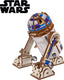 Ugears 3d modelbouw - r2-d2 - star wars - mechanisch bouwpakket hout - educatief speelgoed
