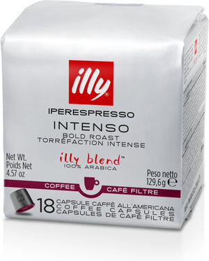 Illy - iperespresso filter - americano - koffiecapsules - intenso - 6 x 18 capsules