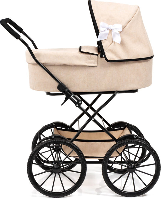 Bayer design klassieke beige poppenwagen
