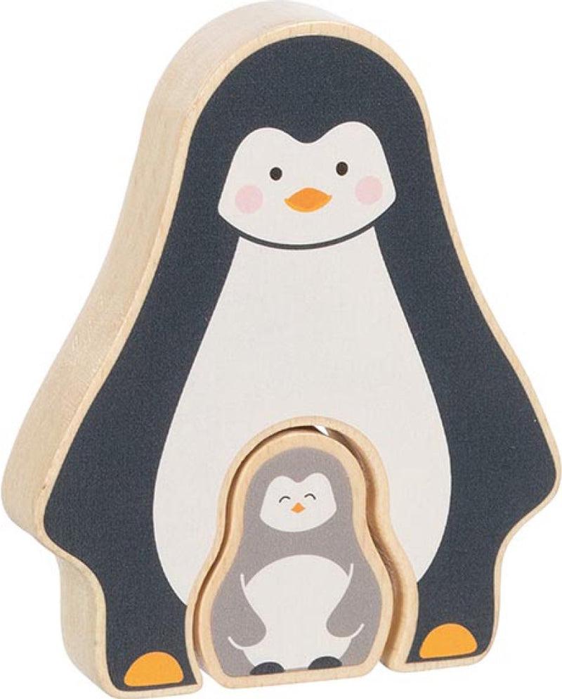 Load image into Gallery viewer, Goki houten puzzel staand pinguïnt, 2st.
