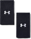 Under armour 6'' performance wb-blk unisex zweetband - zwart - wit