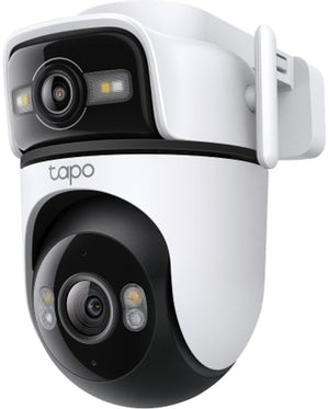Tp-link tapo c545d beveiligingscamera dual lens - buiten - 2k 3mp - pan tilt - ai detectie - ip66