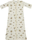 Meyco baby robin baby slaapzak met afritsbare mouwen - multicolour - 110cm - 2.5 tog
