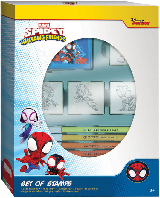 Multiprint spidey stempelset met 4 stempels