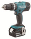 Makita gereedschap - 18 v accu-klopboor- schroefmachine, 1x li-ion lxt 3,0 ah, lader dhp453rfx8