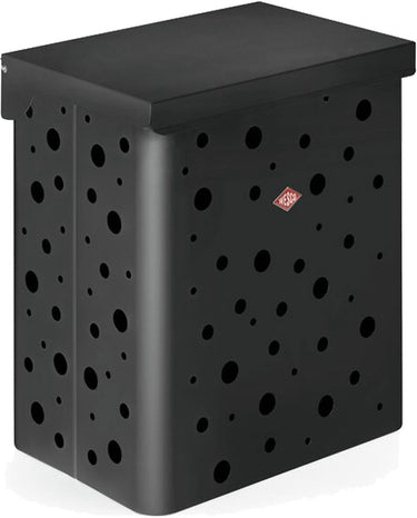 Wesco wasmand duo 1 met inzet | 64 liter | duo wasbox (2x32 liter) | metaal - mat grafiet | waskorf